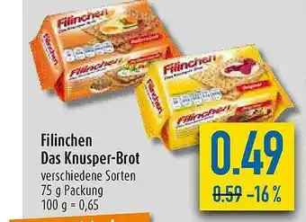 diska Filinchen Das Knusper-brot Angebot