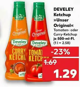 Kaufland Develey Ketchup »unser Original« Angebot