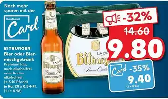 Kaufland Bitburger Bier Oder Bier-mischgetränk Angebot