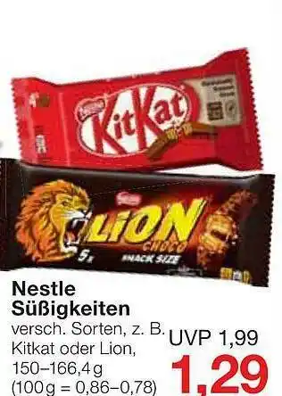 Jawoll Nestle Süßigkeiten Angebot