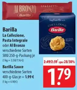Famila Nord Ost Barilla La Collezione, Pasta Integrale oder Al Bronzo Angebot