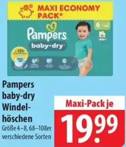 Famila Nord Ost Pampers baby-dry Windelhöschen Angebot
