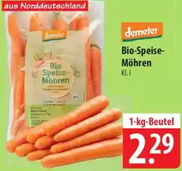 Famila Nord Ost demeter Bio-Speise Möhren Angebot