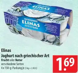 Famila Nord Ost Elinas Joghurt nach griechischer Art Frucht oder Natur Angebot