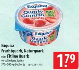 Famila Nord Ost Exquisa Fruchtquark, Naturquark oder Fitline Quark Angebot
