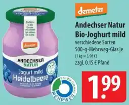 Famila Nord Ost demeter Andechser Natur Bio-Joghurt mild Angebot