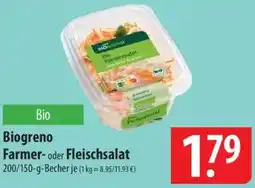 Famila Nord Ost Biogreno Farmer oder Fleischsalat Angebot