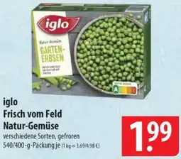Famila Nord Ost iglo Frisch vom Feld Natur-Gemüse Angebot