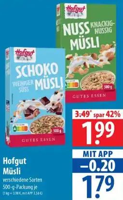 Famila Nord Ost Hofgut Müsli Angebot