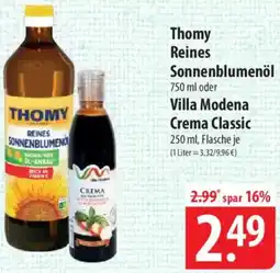 Famila Nord Ost Thomy Reines Sonnenblumenöl Villa Modena Crema Classic Angebot