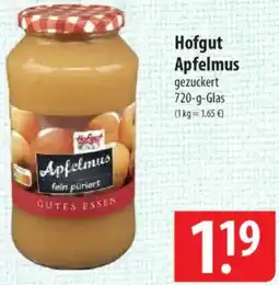 Famila Nord Ost Hofgut Apfelmus Angebot