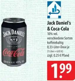 Famila Nord Ost Jack Daniel's & Coca-Cola Angebot