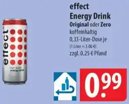 Famila Nord Ost effect Energy Drink Original oder Zero Angebot