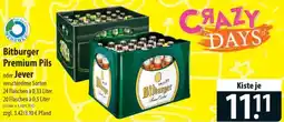 Famila Nord Ost Bitburger Premium Pils oder Jever Angebot