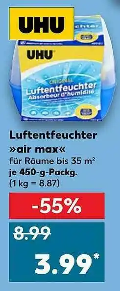 Kaufland Luftentfeuchter »air Max« Angebot