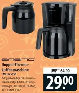 Famila Nord Ost emerio Doppel-Thermokaffeemaschine CME-125050 Angebot