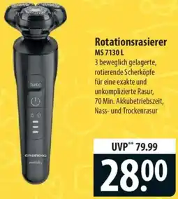 Famila Nord Ost Rotationsrasierer MS 7130 L Angebot
