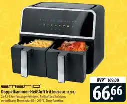 Famila Nord Ost emerio Doppelkammer-Heißluftfritteuse AF-132833 Angebot