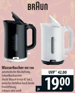 Famila Nord Ost BRAUN Wasserkocher WK1100 Angebot