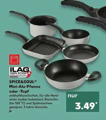 Kaufland Spice&soul Mini-alu-pfanne Oder -topf Angebot