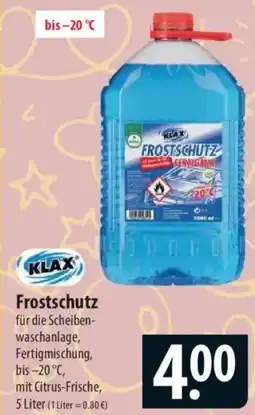 Famila Nord Ost KLAX Frostschutz Angebot