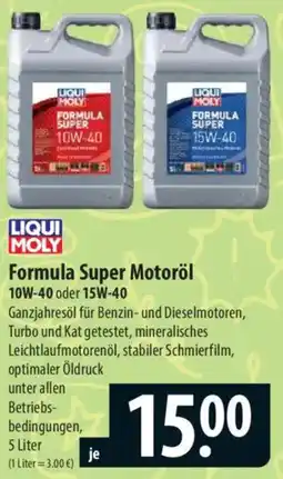 Famila Nord Ost LIQUI MOLY Formula Super Motoröl 10W-40 oder 15W-40 Angebot