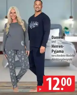 Famila Nord Ost Damen und Herren Pyjama Angebot