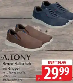 Famila Nord Ost A.TONY Herren-Halbschuh oder Slipper Angebot