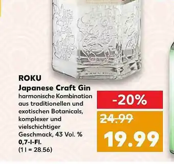 Kaufland Roku Japanese Craft Gin Angebot