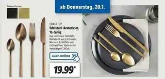 Lidl Edelstahl Besteckset 16 Teilig Angebot