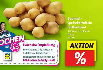 Lidl Gourmet Speisekartoffeln, Festkochend Angebot