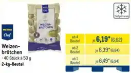 METRO METRO Chef Weizenbrötchen Angebot