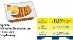 METRO Sprehe Hähnchenformschnitzel Angebot