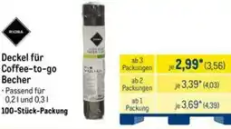 METRO Rioba Deckel für Coffee-to-go Becher Angebot