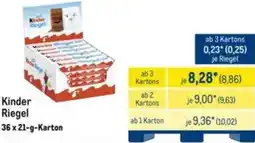 METRO Kinder Riegel Angebot