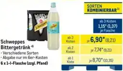 METRO Schweppes Bittergetränk Angebot