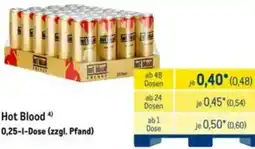 METRO Hot Blood Angebot