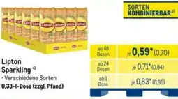 METRO Lipton Sparkling Angebot