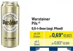 METRO Warsteiner Pils Angebot
