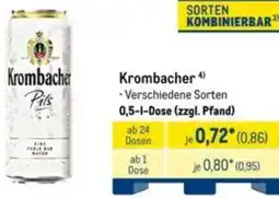 METRO Krombacher Angebot