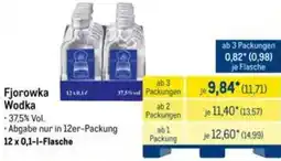 METRO Fjorowka Wodka Angebot