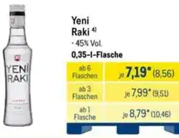 METRO Yeni Raki Angebot
