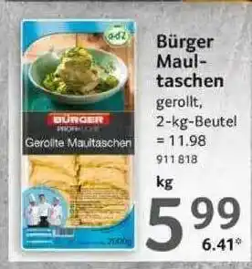 Selgros Bürger Maultaschen Angebot