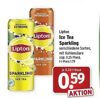 Wasgau Lipton Ice Tea Sparkling Angebot