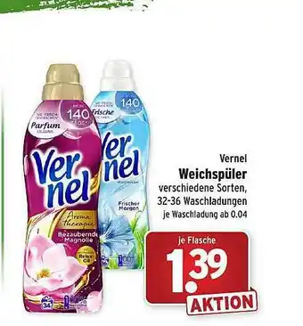 Wasgau Vernel Weichspüler Angebot