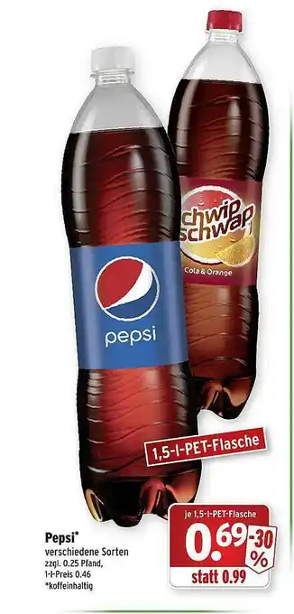 Wasgau Pepsi Angebot