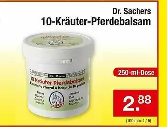 Zimmermann Dr. Sachers 10-kräuter-pferdebalsam Angebot