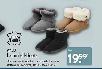 Aldi Nord Walkx Lammfell-boots Angebot