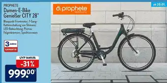 Aldi Nord Prophete Damen-e-bike Genießer City 28 Angebot