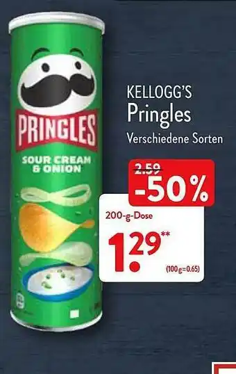 Aldi Nord Kellogg's Pringles Angebot